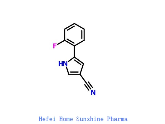 5- (2-fluorophenyl) -1H-pyrrole-3-carbonitrile CAS 1240948-77-9
