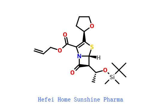 (5R, 6S) -6-[(1R) -1-[[(1,1-Dimethylethyl) dimethylsilyl] oxy] ethyl] -7-oxo-3-[(2R) -tetrahydro-2-furanyl] -4 -thia-1-azabicyclo [3.2.0] hept-2-ene-2-carboxylic Acid 2-propenyl Ester CAS 158365-51-6