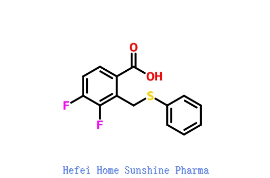 Tom ntej: 3,4-difluoro-2-((phenylthio)methyl)benzoic acid CAS 2136287-65-3